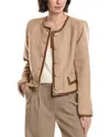 L'agence Zaya Cardigan In Brown
