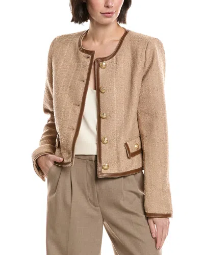 L'agence Zaya Cardigan In Brown