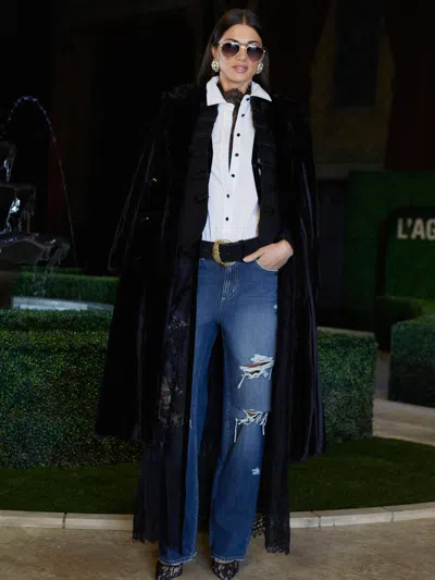 L'agence Zelda Slouchy Straight Jean In Blue