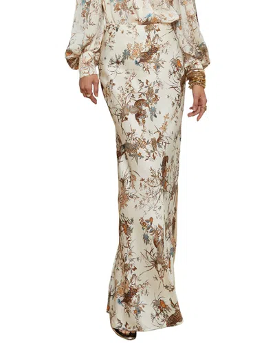 L'agence Zeta Long Skirt In Multi