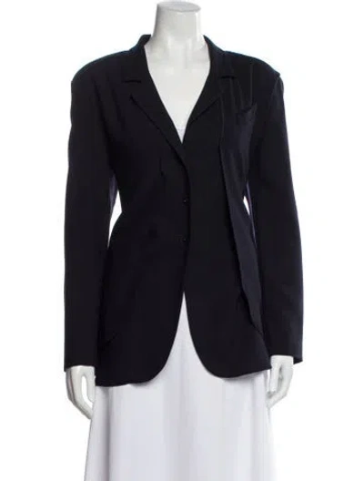 Pre-owned Lagerfeld Blazer In Blue