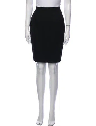 Pre-owned Lagerfeld Knee-length Skirt In Black