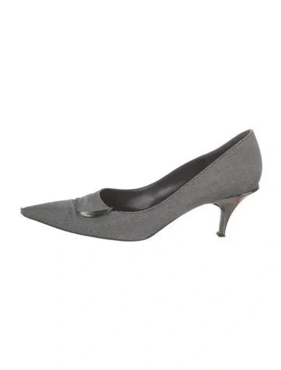 Pre-owned Lagerfeld Pumps In Gray