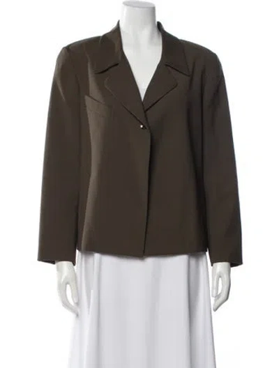 Pre-owned Lagerfeld Vintage 1990's Blazer In Green