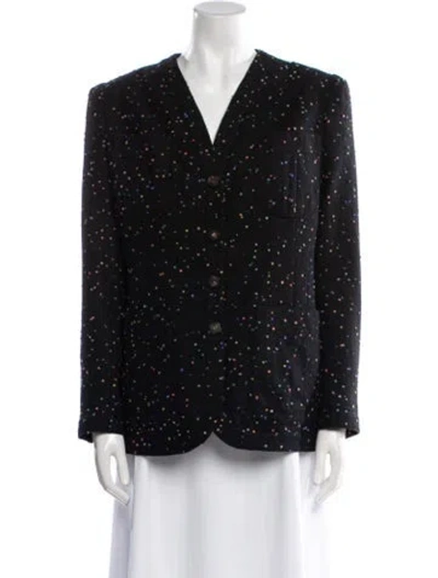 Pre-owned Lagerfeld Vintage 1990's Evening Jacket In Black