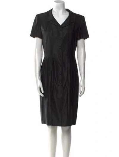 Pre-owned Lagerfeld Vintage Knee-length Dress In Black