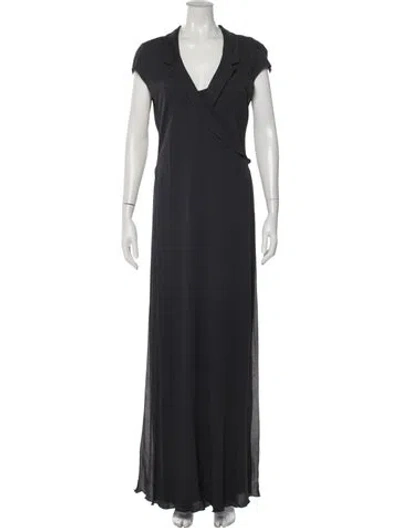 Pre-owned Lagerfeld Vintage Knee-length Dress In Gray