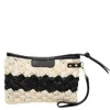 Laggo Women's Kara Clutch Bag In Ivory/black In Multi