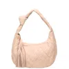 Laggo Women's Lola Quilted Shoulder Bag In Pink In Pink