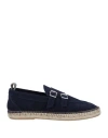 Lagoa Man Espadrilles Blue Size 9 Leather