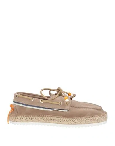 Lagoa Man Espadrilles Sand Size 6 Calfskin In Beige