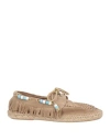 Lagoa Man Espadrilles Dove Grey Size 5 Soft Leather In Grey