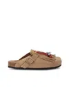 Lagoa Suede Arena Dandara Sabot In Brown