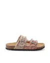 Lagoa Sandalo Jurere Patch Bandana Tabacco/cuoio In Brown