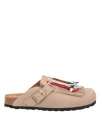 Lagoa Woman Mules & Clogs Beige Size 5 Leather