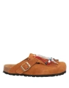 Lagoa Dandara Suede Setter Sabot In Beige