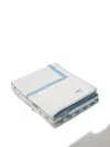 Lagomoro Dover Geometric-pattern Blanket (200cm X 140cm) In White