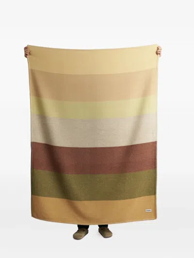 Lagomoro Iberia Virgin Wool Blanket (200cm X 140cm) In Multi