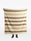 Lagomoro Linus Virgin Wool Blanket (180cm X 135cm) In Multi