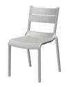 Lagoon Furniture Set Of 2 Naples Stackable Side Chairs In Gray