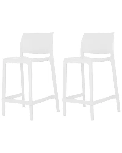 LAGOON LAGOON FURNITURE SET OF 2 SENSILLA STACKABLE BAR STOOLS