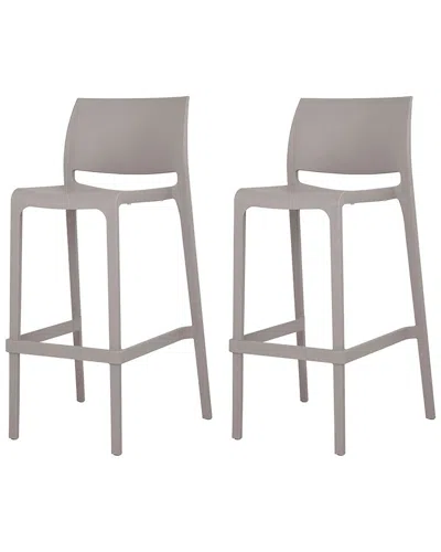 Lagoon Furniture Set Of 2 Sensilla Stackable Bar Stools
