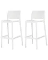 Lagoon Furniture Set Of 2 Sensilla Stackable Bar Stools