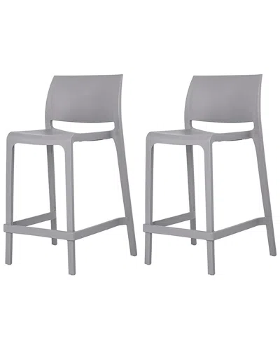 Lagoon Furniture Set Of 2 Sensilla Stackable Counter Stools