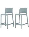 Lagoon Furniture Set Of 2 Sensilla Stackable Counter Stools