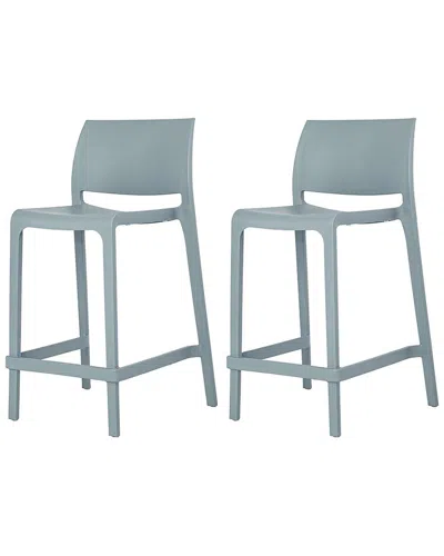Lagoon Furniture Set Of 2 Sensilla Stackable Counter Stools