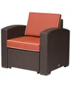 Lagoon Magnolia Rattan Club Chair