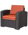 Lagoon Magnolia Rattan Club Chair