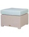 Lagoon Magnolia Rattan Ottoman