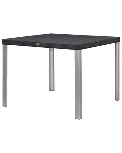 Lagoon Oslo Rattan Dining Table In Black