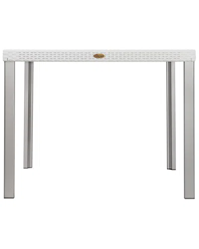 Lagoon Oslo Rattan Dining Table In Gray
