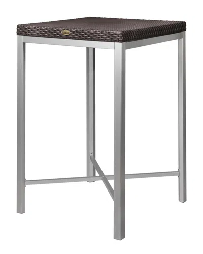 Lagoon Russ Rattan Bar Table In Brown