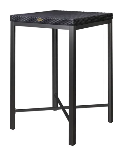 Lagoon Russ Rattan Bar Table In Black