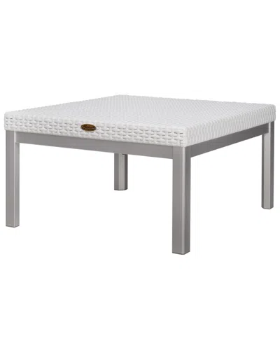 Lagoon Russ Rattan Coffee Table In Gray