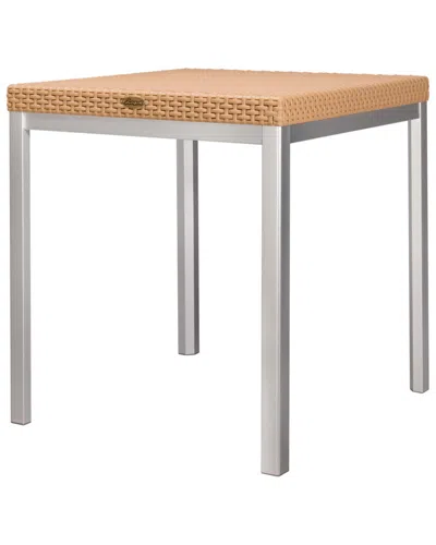 Lagoon Russ Rattan Dining Table In Gray