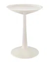 Lagoon Sprout Round Side Table In White