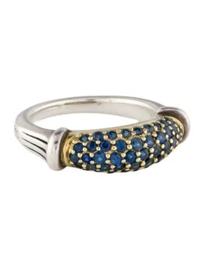 Pre-owned Lagos 1.02ctw Sapphire Ring In Multi