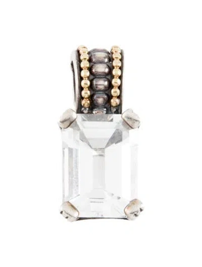 Pre-owned Lagos 17.41ctw Topaz Glacier Pendant In Multi