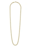 Lagos 18k Anthem 5mm Ball Chain Necklace In Gold