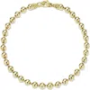 Lagos 18k Gold Anthem 5mm Ball Chain Bracelet In Gold