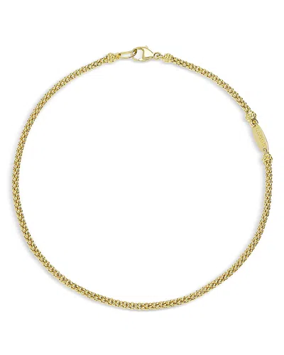 Lagos 18k Gold Caviar Bracelet, 2mm