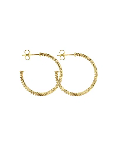 Lagos 18k Gold Hoop Earrings