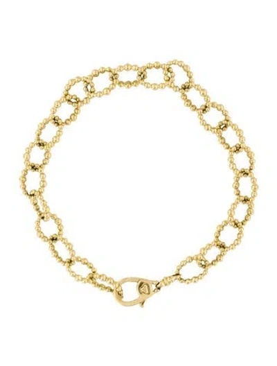 Pre-owned Lagos 18k Link Bracelet, 7" In Multi