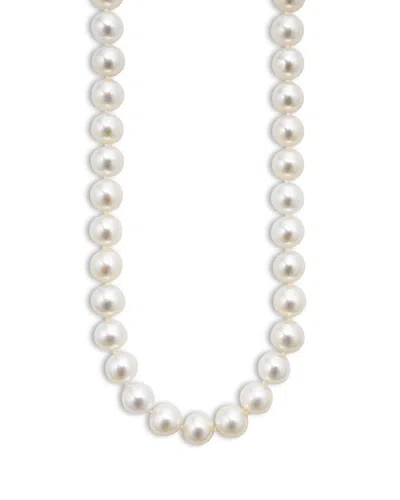 LAGOS 18K YELLOW GOLD & STERLING SILVER LUNA CULTURED FRESHWATER PEARL COLLAR NECKLACE, 18