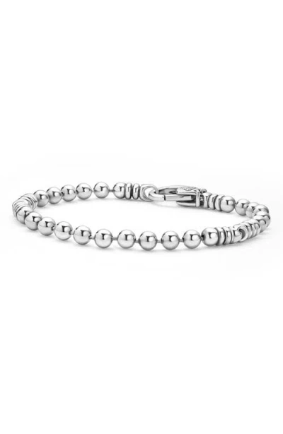Lagos Anthem Ball Chain Bracelet In Silver