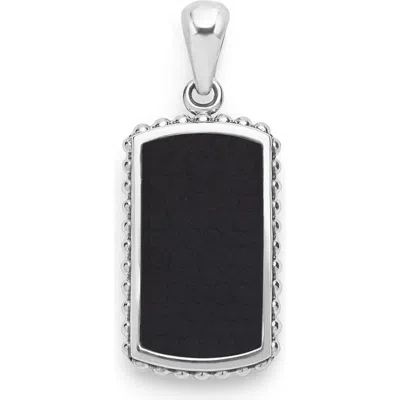 Lagos Anthem Black Agate Id Tag
